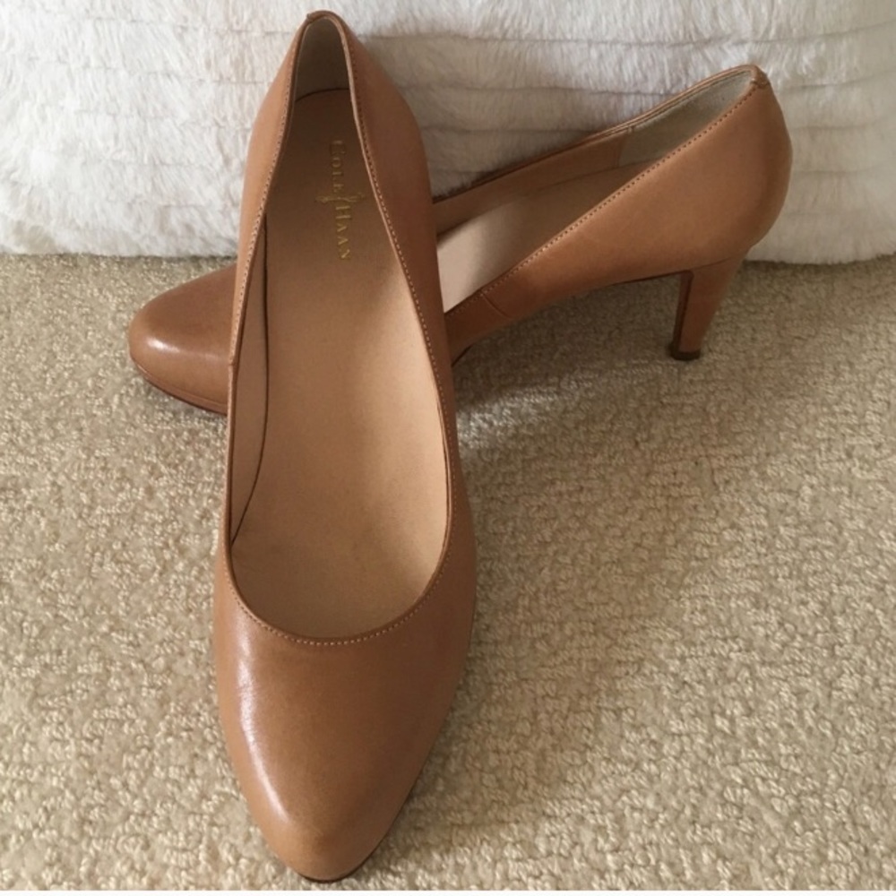 Nude/Tan Cole Haan heels